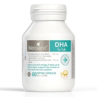 Bioisland婴幼儿天然海藻油DHA软胶囊60粒